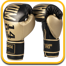 Luva maximum dourada